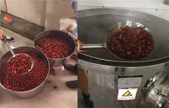 紅棗酒怎么做？用小型酒廠釀酒設(shè)備制作紅棗酒方法-02-紅棗酒釀酒