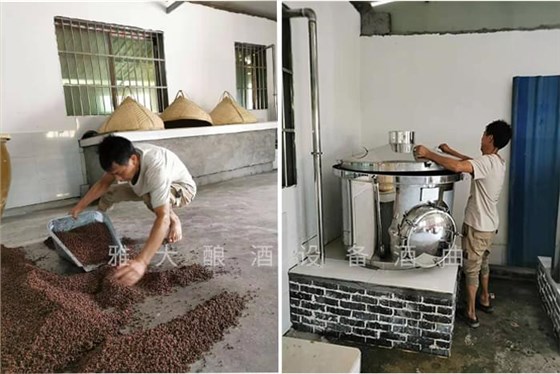 傳統釀酒工藝+側開口固態蒸餾釀酒設備釀酒好在哪？5