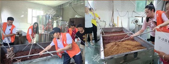 炎熱的天氣,依然攔不住雅大釀酒設(shè)備廠家學(xué)員學(xué)習(xí)釀酒的熱情 1 炎熱的天氣,依然攔不住雅大釀酒設(shè)備廠家學(xué)員學(xué)習(xí)釀酒的熱情 1