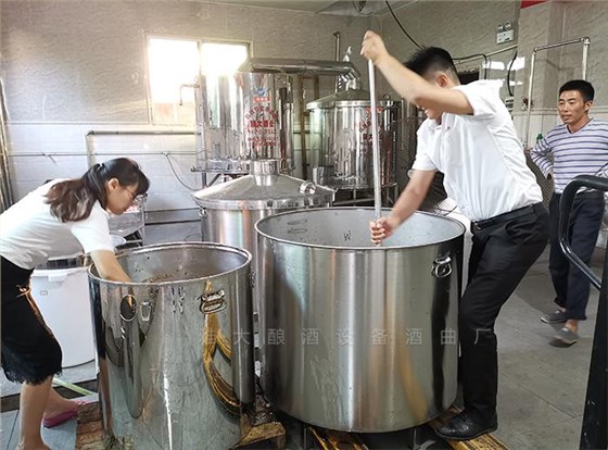 攪拌發酵的蓮子