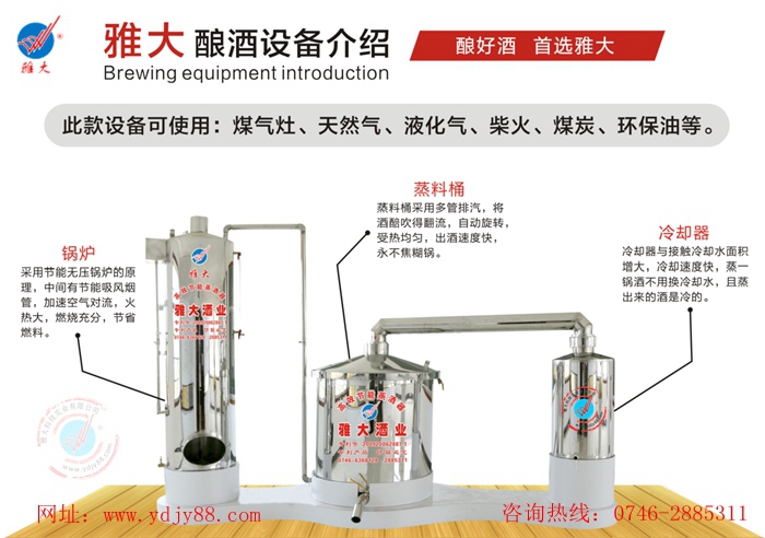 雅大釀酒設備詳情介紹