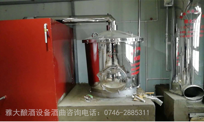 雅大固態白酒釀酒設備安裝圖