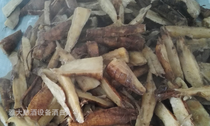 雅大白酒生產設備葛根酒制作方法——原料葛根的準備