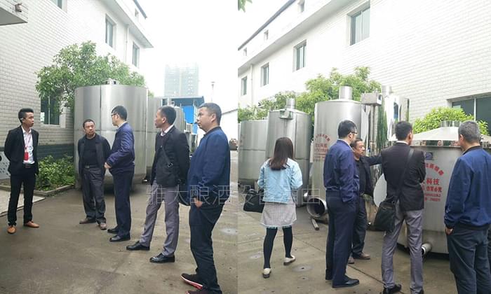 來雅大釀酒設備廠實地考察4 來雅大釀酒設備廠實地考察4