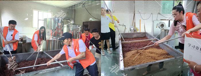炎熱的天氣,依然攔不住雅大釀酒設備廠家學員學習釀酒的熱情 1 炎熱的天氣,依然攔不住雅大釀酒設備廠家學員學習釀酒的熱情 1