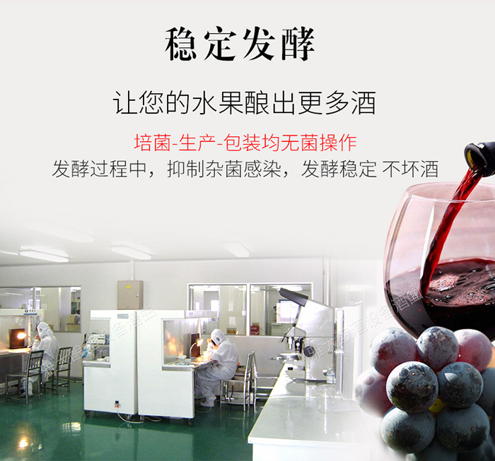雅大水果酒曲發酵更穩定